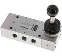 5/3 G1/4'' Center Closed Hand Lever Valve Detent 0-12bar/0-168psi Airtec