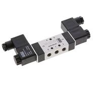 5/3 G1/8'' Center Closed Solenoid Valve 12V DC 3-10bar/42-140psi Airtec