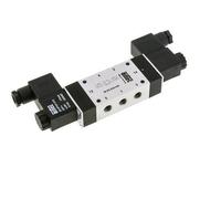 5/3 G1/8'' Center Closed Solenoid Valve 12V DC 3-8bar/42-112psi Airtec