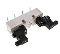 5/3 ISO 5599-2 Exhaust Center Solenoid Valve 24V DC 2-10bar/28-140psi YPC