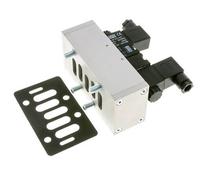 5/3 ISO 5599-3 Center Closed Solenoid Valve 230V AC 3-10bar/42-140psi Airtec