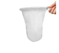 5.3" Large Thai Tea Strainer - Ultra Fine Mesh Сloth Strainer, with Stainless Steel Handle, Reusable, Easy to Clean - Coffee & Tea Filter Suitable for Milk, Juice, Vine & Сottage Сheese Filtering