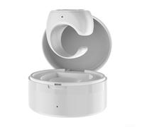 5.3 Smart Ring for Remote Page Flipping Song Switching Video Control Selfie and Screen Lock with Ergonomic Ring Design (White)