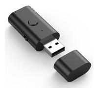 5.3 transceiver 2-in-1 USB Adapter, USB Bluetooth Adapter, 3.5mm Aux Wireless USB Adapter, Low Latency, Built in Mic, Music Streaming, Handsfree Calls,Power by USB for PC Home/Car Sound System