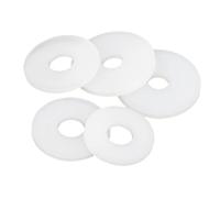 5~300Pcs White Nylon Flat Washer Plastic Sealing Hard Gaskets M2 - M24 For Screws(M8x16x2mm (100Pcs))