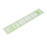 5 * 30cm Acrylic Quilters' Ruler, Clear Sewing Ruler DIY Quilting Tool, High Transparent Tailor Dressmaker Tool with Double Colour Grid Lines, Ideal for Quilting, Patchwork, Measuring & Cutting