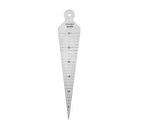 5-30mm Taper Gauge Feeler Hole Measure Tool, Stainless Steel Aperture Scale Ruler for Measuring Cylindrical Bores, Diameters of Small Holes and Slots