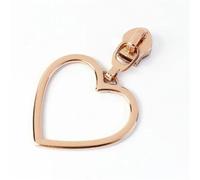 5-30Pcs 5# Zipper Closure Sliders for Nylon Zippers Tape Bag Shoes Zips Pull Head Sewing Luggage Clothes Repair(Rosegold,30Pcs)
