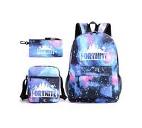 (5, 3pcs) 3pcs Game Fortnite Backpacks Kawaii Lightweight Simple Laptop School Bags Junior-senior High School Students Mochilas Travel Bag