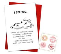 (5.3x8in) I See You, Motivational Greeting Card, Blank Inside with Envelope, Encouraging Gift for Cancer Survivors, Supportive Card for Tough Times, Uplifting Gift for Cancer Fighters Patients (WC26)