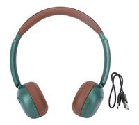 5.4 Headphones, Wireless Over Ear Headphones with Noise Canceling Pro, Dynamic Bass, ANC On-45 Hours, ANC Off-50 Hours, 500mAh, for Travel, Working, Everyday Use, Lightweight (Green)