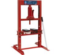 5.4 Tonne Hydraulic Bench Press - Bottle Type Hydraulic Unit - 2 x Table Plates