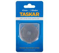 (5) 45mm Rotary Cutter Blades, 1, 5, 10 for Olfa/Fiskars by Taskar