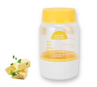 5.47oz Butter Maker Cup, Buttercup Butter Maker, Multifunctional Cream Separator Butter Making Bottle, Plastic Butter Maker Jar for Kitchen Cooking Baking