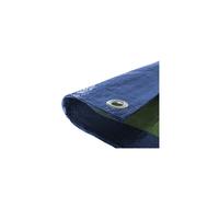 (5.4M x 7M) Blue/Green Budget Waterproof Tarpaulin With Eyelets Various Sizes