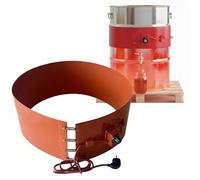 5.5-55 Gallon Drum Heater,220V Heavy Duty Metal Barrel Band Heater with Adjustable Thermostat, Silicone Pail Heating Pad for Freeze Prevention Viscous Liquids(110V,200L 1740*250mm 3000W)