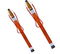 5.5 6.6 10 M Swimming Pool Salvage Hook With Pole, Heavy Duty Retractable Water Rescue Hook Pole, Rescue Telescopic Rod For Riverside/Flood Disaster(2 pcs,L 6.5m/21.3ft)