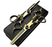 5.5/6/7/7.5/8/9 inch Professional Hair Clipper(6 Inches,2 Pieces-B)