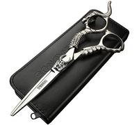 5.5/6-inch Professional Hair Clippers, Stainless Steel Sharp Hair Clippers, Specialized for Hairdressers (6 inch Cutting Scissors-A)