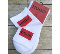5.5-8 39-42 Genuine HUGO BOSS White Cushioned CREW SOCKS Cotton 50510640 HBCrate
