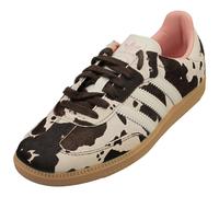 (5.5) adidas Samba Og Womens Fashion Trainers in Cow Print