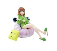 5.5" Frog Suit Mikoto Misaka Anime Figure - A Certain Magical Index Misaka Mikoto Statue Doll PVC Railgun Sister Action Model Collection Toy Decoration Gift with Interchangeable Head
