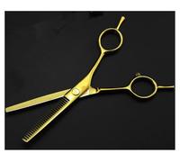 5.5 Inch Hair Cutting Scissors - Professional Barber Shears for Hairdressing & Pet Grooming - Design, den Double Tail Scissors (Thinning B)