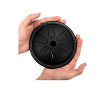 5.5 Inch Steel Tongue Drum 6 Tuning Hand Drum with Cushion Drum Bag and a Pair of Mallets Yoga Meditation (Color : E)