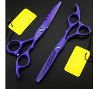 5.5 inches, Sharp Edge Barber Hair Scissors, 6.0 Inch Purple Professionalhair Cutting Shears, Hand Sharpened, for Mother Father Friends (6.0 inches)