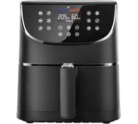 5.5 Litre Air Fryer Oven - Oil Free, Healthy Eating Cooker | 12 Preset Options, Touch Screen, Energy & Time Saver | Non Stick Tray, Large Capacity, Detachable Basket | Rapid Air Circulation System