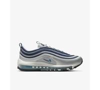 Nike Men's Air Max 97 Sneaker, Metallic Silver Chlorine Blue, 6 UK