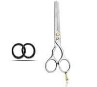 5.5“ Professional Hair Cutting thinning Scissors - Hair Shears- Barber Scissor- Premium Stainless Steel Sharp Hairdressing Scissors for Barber, Children, Men, and Women (5.5" Thinning Scissors)