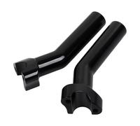 5.5" Pullback Motorcycle Handlebar Risers Black Fit For Harley Heritage Softail Fat Boy FLSTF Dyna Sportster Custom Forty Eight