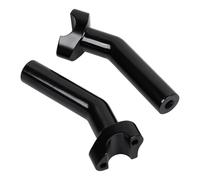 5.5" Pullback Motorcycle Handlebar Risers Black Fit For Harley Heritage Softail Fat Boy FLSTF Dyna Sportster Custom Forty Eight