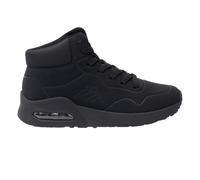 (5.5 UK, Black) Kappa Childrens/Kids Bolla Synthetic Leather High Top Trainers