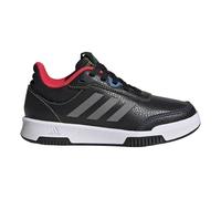 (5.5 UK, Black/Red) Adidas Boys Tensaur 3 Leather Trainers