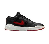 (5.5 UK, Black/Red) Nike Womens/Ladies Jordan Stadium 90 Swoosh Leather Trainers