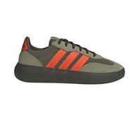 (5.5 UK, Olive/Orange) Adidas Childrens/Kids Barreda Leather Platform Trainers