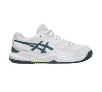 (5.5 UK, White) Asics Childrens/Kids Dedicate 8 Tennis Shoes