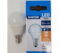 5.5 watts 40 watts LED Golf Light Bulb SES E14 Small Screw in Daylight Packs of 2/4/10 (Pack of 10)