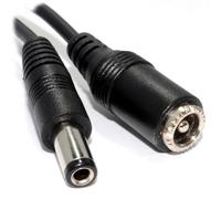 5.5 x 2.5mm DC Power Plug to Socket CCTV Extension Lead Cable (1m)