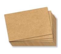 5.5 x 8.5 Craft Blank Kraft Cardstock, 50 Pcs Thick Paper - 80lb Flat Cards Stock Printer Paper for DIY Invitations, Notes, Greetings, Table Cards - Writing, Stamping, Drawing, Painting