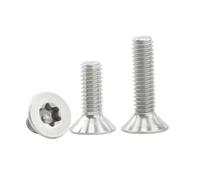 5-50 Pieces M1.4-M8 Stainless Steel Flat Head Hexalobular Socket Security Screws, M2x5mm(50pcs)
