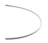 5~50PCS ABS Round Tube Plastic Hollow Diameter 2/3/4/5/6/8/10/12mm DIY Handmade Sand Table Material Model Building(O.D 4mm,5PCS_Length 50CM)