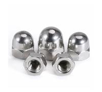 5-50pcs Acorn Cap Nut M3 M4 M5 M6 M8 M10 304 Stainless Steel Decorative Cover Dome Cap Nuts DIN1587(5pcs,M3)