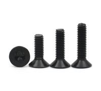 5-50pcs Black 304 A2-70 Stainless Steel M1.6 M2 M2.5 M3 M4 M5 M6 M8 GB2673 Head Flat Countersunk Screw Six Lobe Bolt(14mm,M8 (5PCS))
