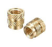 5-50pcs Brass Insert Knurled Nut M2 M3 M4 M5 M6 M8 Threaded Inserts for Plastic Heat Set Embedment Nuts for 3D Printer 40pcs(L 10mm,M3 (OD4.5mm) 40pcs)