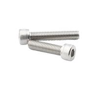 5-50pcs DIN912 M1.6 M2 .5 M3 M4 M5 M6 M8 A2-70 Stainless Steel Hexagon Hex Cap Head Screw(Steel 304/8mm,M4 20pcs)