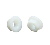 5-50PCS Hexagon Hex Head Nylon Flange Nut Black/White Plastic M3 M4 M5 M6 M8 M10 M12 Electricity Insulation DIN6923(White,M10 10pcs)