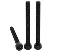 5-50pcs M1.4 .6 M2 .5 M3 M4 M5 M6 M8 DIN912 12.9 Grade Carbon Steel Inner Hexagon Hex Socket Cap Head Metric Thread Bolt Screw(10mm,M1.4 50pcs)